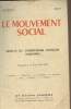 Le Mouvement Social, n°74 - Janv. mars 1971 - Aspects du communisme français (1920-1945) : Pour l'histoire du communisme, par R. Gallissot - Alfred ...