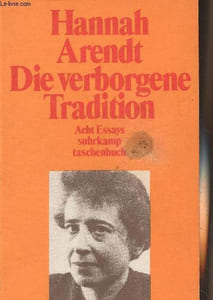 "Die verborgene, Tradition - Acht Essays - ""Suhrkamp teschenbuch"" n°303"