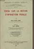 "Essai sur la notion d'infraction p&eacute;nale - ""Biblioth&egrave;que de sciences criminelles"" Tome XXIII". Dana Adrien-Charles