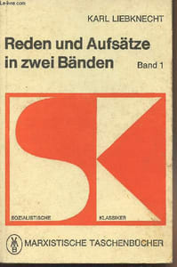 "Reden und Aufsätze in zwei Bänden - Band 1 - ""Marxistische taschenbücher"""