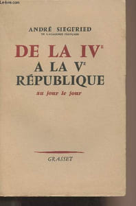 De la IVe à la Ve République au jour le jour