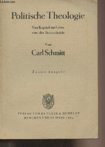 Politische Theologie - Vier Kapitel zur Lehre von der Souveränität - Zweite Ausgabe