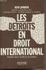 Les détroits en droit international - Publications de la revue générale de droit internation public, nouvelle série n°17. Lapidoth Ruth