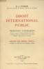 Droit international public, problèmes théoriques. Tunkin G.I.