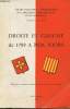 Droite et Gauche de 1789 à nos jours, Actes du colloque de Montpellier 9-10 juin 1973 - Centre d'histoire contemporaine du Languedoc Méditérranéen et ...