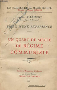 "Bilan d'un expérience - Un quart de siècle de régime communiste - ""Les cahiers de la jeune France"" Numéro spécial 12 et 13"