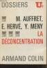 La déconcentration - Dossier U² n°155. Auffret M./Hervé E./Meny Y.