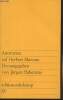 "Antworten auf Herbert Marcuse - ""SV"" n°263". Habermas Jürgen