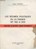 Les régimes politiques de la France de 1789 à 1958 - Tableaux d'histoire constitutionnelle. Hamaoui Ernest