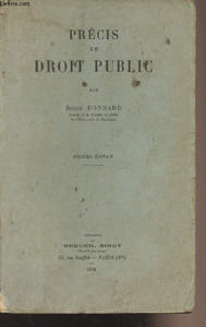 Précis de droit public - 6e édition