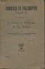 Archives de philosophie, Volume XII - Cahier II - La pensée et l'influence de Th. Hobbes. Souilhé/Hönigswald/Von Brockdorff/Holm/Laird..