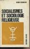 "Socialismes et sociologie religieuse - ""Genèses""". Desroche Henri