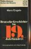 "Deutsche Geschichte im 19. Jahrhundert - ""Fischer Bücherei Bücher des Wissens"" n°1043". Marx/Engels