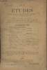 Etudes revue catholique d'intérêt général - 63e année Tome 188 n°24 -. Collectif