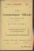 Pages d'Histoire - 1914 - 3e série - n°7 - Les Communiqués Officiels depuis la déclaration de guerre - II - Du 15 au 31 août (Suite chronologique des ...