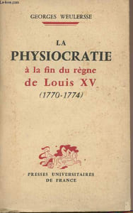 La physiocratie à la fin du règne de Louis XV (1770-1774)