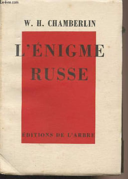 L'énigme russe. Chamberlin W.H.