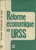 Réforme économique en URSS. Collectif