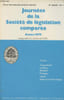 Revue internationale de droit compar&eacute; - N&deg; sp&eacute;cial - Vol. I - Journ&eacute;es de la Soci&eacute;t&eacute; de l&eacute;gislation compar&eacute;e, Ann&eacute;e 1979. Collectif
