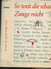 So Weit die scharfe Zunge reicht - Die Anthologie des deutschsprachigen Cabarets Herausgegebe, von Klaus Budzinski Mit einem Essay von Werner Finck. ...