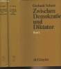 Zwischen Demokratie und Diktatur - Band 1 - Die Periode der Konsolidierung und der Revision des Bismarckschen Reichsaufbaus 1919-1930 - Band 2 - ...