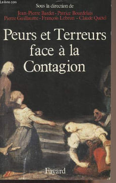 Peurs et terreurs face à la contagion - Choléra, tuberculose, syphilis - XIXe-XXe siècles. Bardet/Bourdelais/Guillaume/Lebrun/Quétel