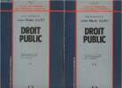 "Droit public - En 2 tomes - Collection ""Collectivités territoriales"" - Centre National de la Fonction Publique Territoriale". Auby Jean-Marie