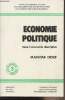 "Economie politique - Tome 1 : Economie descriptive - ""Manuels et traités"" n°3 - Centre de recherches, d'études et de documentation sur les ...