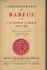 "Correspondance de Babeuf avec l'académie d'Arras (1785-1788) - ""Publications de la faculté des lettres et sciences humaines de Paris"" Série ...