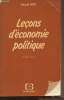 Leçons d'économie politique - 2e édition. Vaté Michel