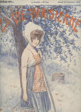 La Vie Parisienne - 57e année n°38, Samedi 20 sept. 1919 - Une petite fille d'Eve au paradis Normand - On dit... On dit... -Semaine financière - ...