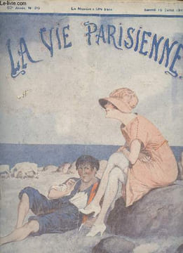 La Vie Parisienne - 57e année n°29, Samedi 19 juil. 1919 - Bucolique - On dit... On dit... - Les Cours, V. Cours de langues - C'est une idylle, en ...
