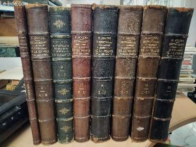 Dictionnaire géographique et administratif de la France et de ses colonies - En 7 tomes, avec un volume d'Introduction - T1 : A-B - T2 : C-D - T3 : E-K - T4 : L-M - T5 : N-P - T6 : Q-SD - T7 : SE-Z - Introduction