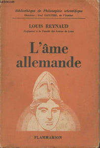 "L'âme allemande - ""Bibliothèque de philosophie scientifique"""