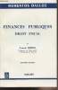 "Finances publiques droit fiscal - ""Mémentos Dalloz"" n°165 - 2e édition". Deruel François