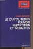 "Le capital-temps pouvoir répartition et inégalités - ""Perspectives de l'économique"" Economie contemporaine". Bresson Yoland