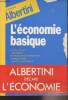 L'économie basique. Albertini Jean-Marie et collectif