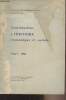 "Contributions à l'histoire économique et sociale - Tome I - 1962 - ""Centre d'histoire économique et sociale""". Collectif