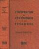 L'information de l'économie et des finances - Documentation économique et fiscale - 1974. Collectif