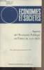 Economies et sociétés - Cahiers de l'I.S.M.E.A. Série P.E., histoire de la pensée économique n°1 - Aspects de l'économie politique en France au XVIIIe ...