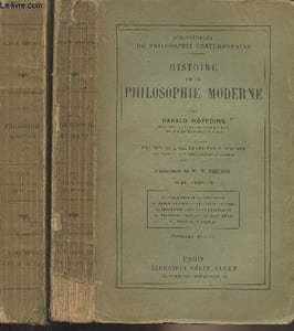 "Histoire de la philosophie moderne - En 2 tomes - 3e édition - ""Bibliothèque de philosophie contemporaine"""