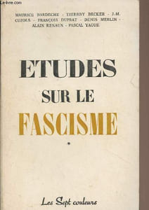 Etudes sur le fascisme - T1