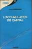 "L'accumulation du capital - Collection ""Cournot"" n°21". Robinson Joan