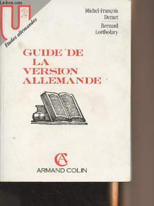 Guide de la version allemande - Collection U² Etudes allemandes