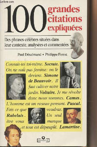 "100 grandes citations expliquées - ""Marabout Service"" n°89"
