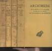 "Archimède - En 4 tomes - Collection ""des universités de France""". Archimède