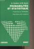 Exercices & problèmes de probabilités et de statistique (avec leurs solutions) à l'usage des classes de Première A, B et D et Terminales A, B et D. ...