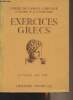"Exercices grecs, à l'usage de la classe de troisième - ""Cours de langue grecque""". Allard J./Feuillâtre E.