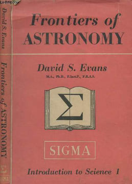 "Frontiers of Astronomy - ""Sigma Introduction to Science"" 1". Evans David S.