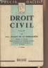 "Droit civil - Tome IV - ""Précis Dalloz""". Julliot de la Morandière Léon